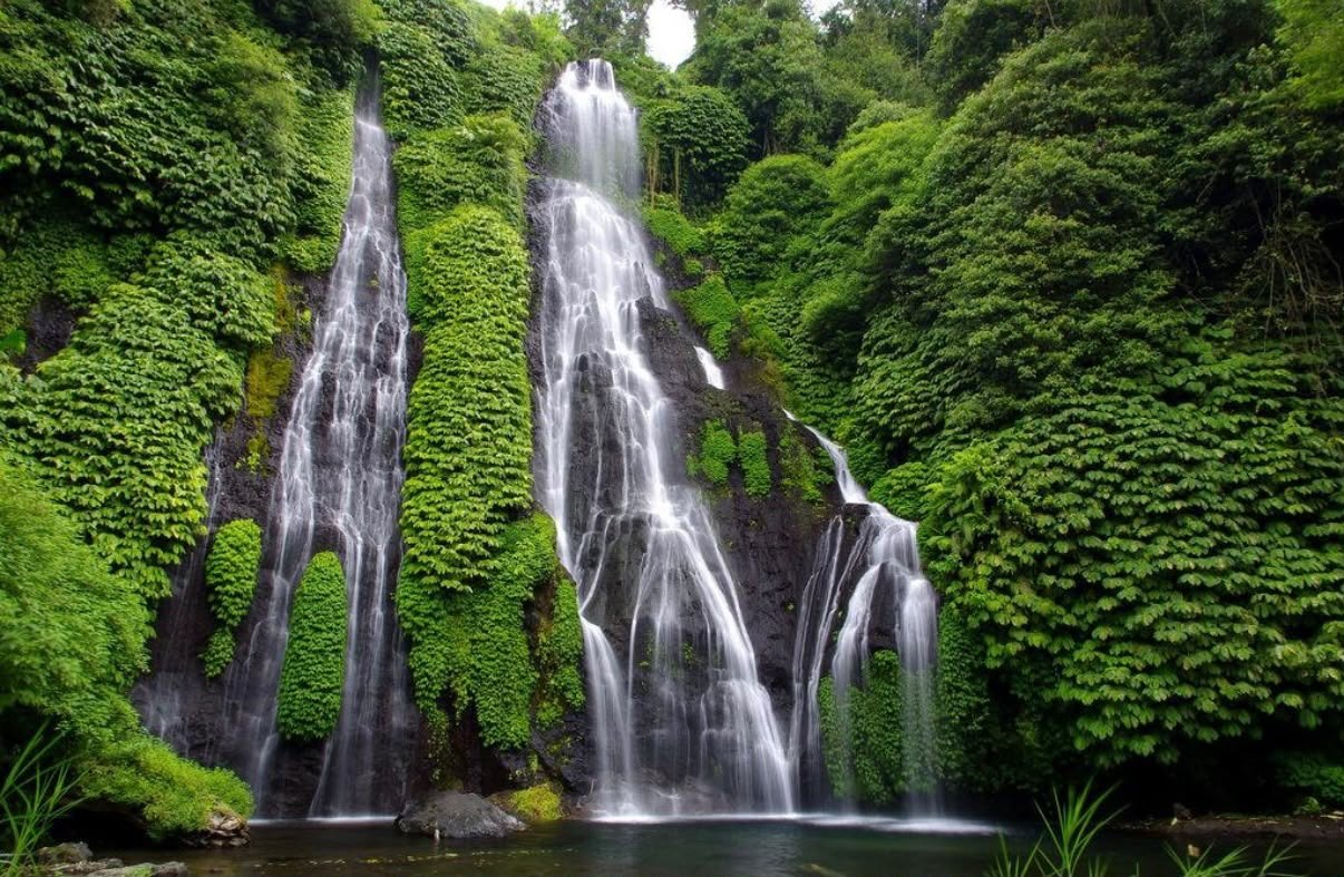 Banyumala waterfall in North Bali