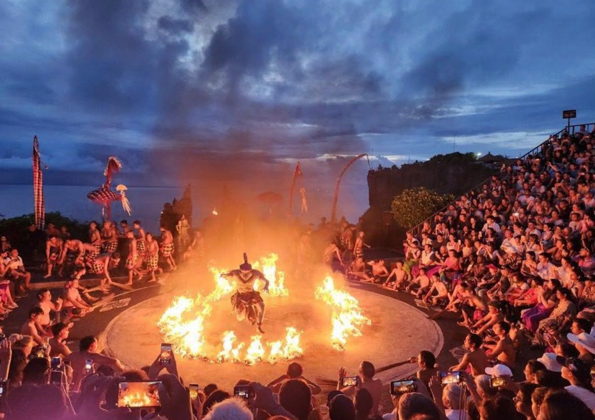 Kecak fire dance at Uluwatu
